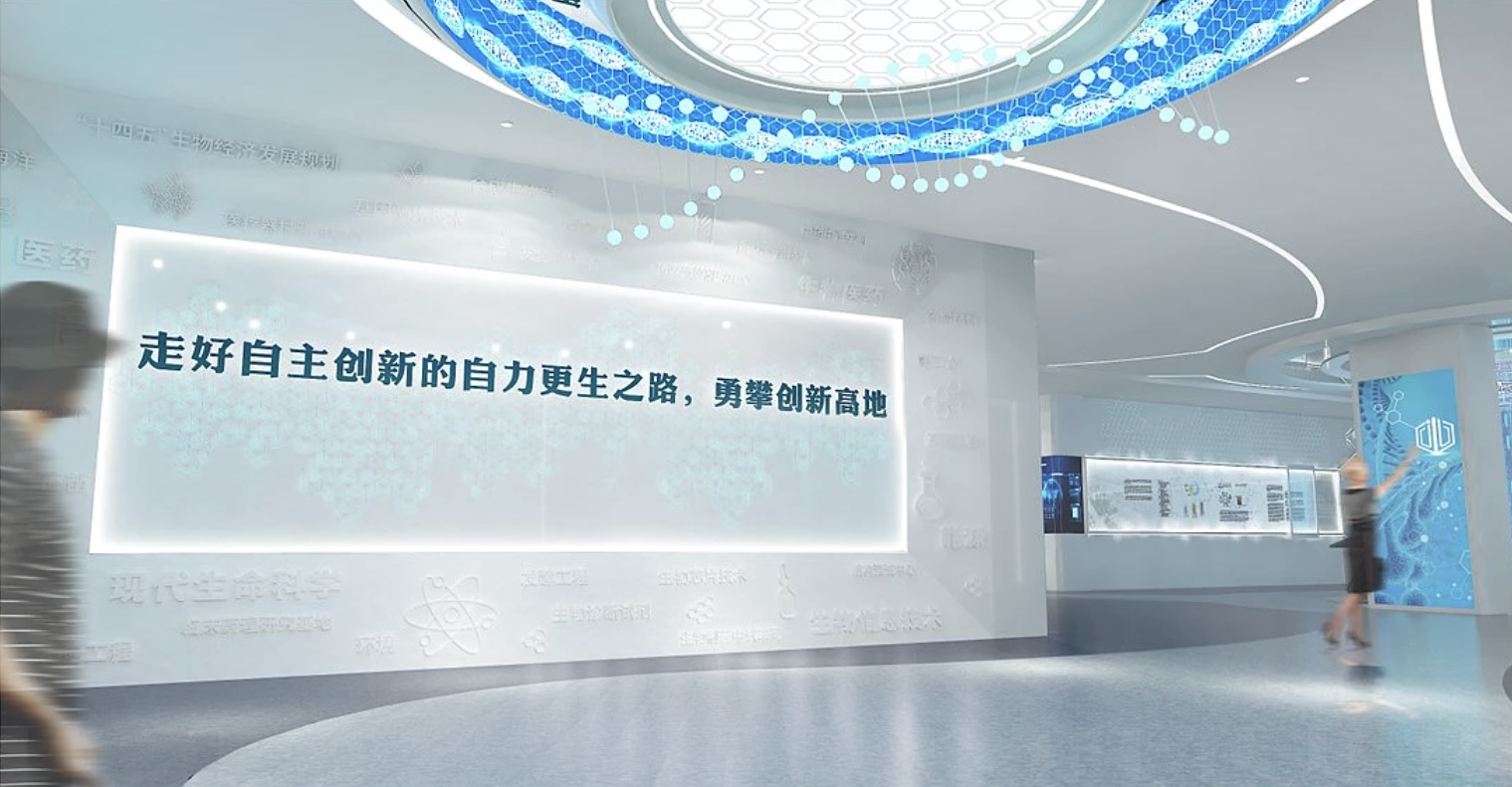 干細(xì)胞體驗中心設(shè)計—思威圖數(shù)字干細(xì)胞科普館展廳如何設(shè)計出藝術(shù)感？